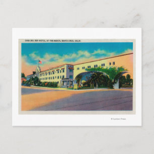 Casa Del Rey Hotel bij de Beach, Santa Cruz Briefkaart