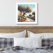 Casa di Campagnia Siciliana 1 van 3 Canvas Afdruk (Insitu (Slaapkamer))