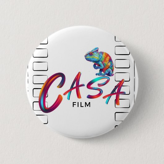CASA Film Pin Ronde Button 5,7 Cm (Voorkant)