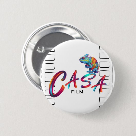 CASA Film Pin Ronde Button 5,7 Cm (Voorkant /achterkant)