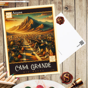 Casa Grande, Arizona    BRIEFKAART