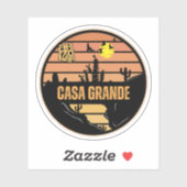 Casa Grande, Arizona Sticker (Vel)