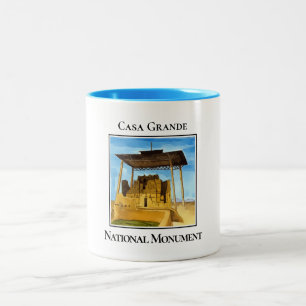 Casa Grande National Monument Arizona Tweekleurige Koffiemok