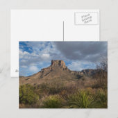 Casa Grande Peak, Chisos Basin, Big Bend Briefkaart (Voorkant / Achterkant)