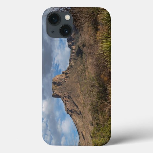 Casa Grande Peak, Chisos Basin, Big Bend Case-Mate iPhone Case (Achterkant)