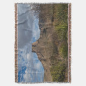 Casa Grande Peak, Chisos Basin, Big Bend Deken (Voorkant Verticaal)