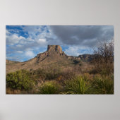 Casa Grande Peak, Chisos Basin, Big Bend Poster (Voorkant)