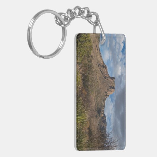 Casa Grande Peak, Chisos Basin, Big Bend Sleutelhanger (Voorkant Links)