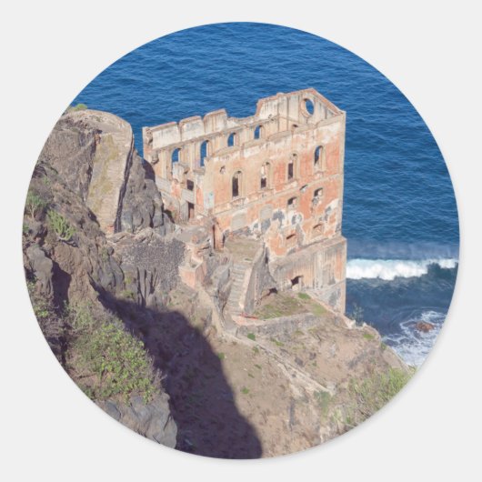 Casa Hamilton Ronde Sticker (Voorkant)