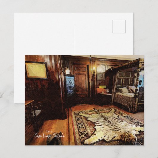 Casa Loma Master Suite, Toronto, Canada Briefkaart (Voorkant / Achterkant)