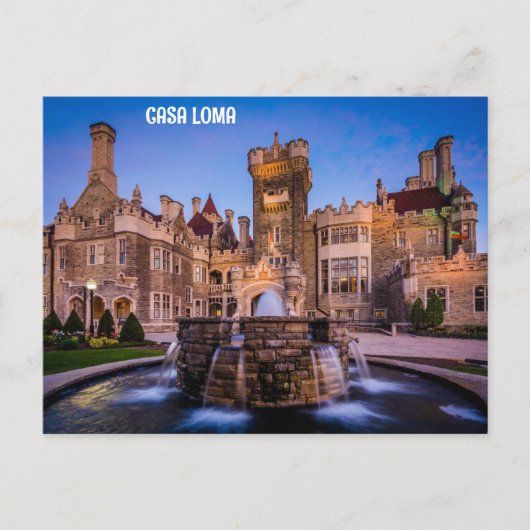 CASA LOMA, TORONTO, CANADA BRIEFKAART (Voorkant)