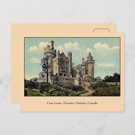  Casa Loma, Toronto, Canada Briefkaart (Voorkant / Achterkant)