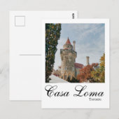 Casa Loma Toronto Canada Briefkaart Reis (Voorkant / Achterkant)