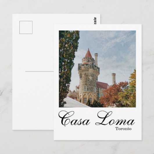 Casa Loma Toronto Canada Briefkaart Reis (Voorkant / Achterkant)
