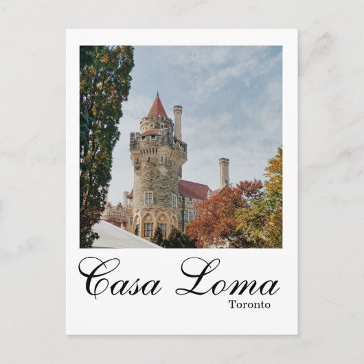Casa Loma Toronto Canada Briefkaart Reis (Voorkant)