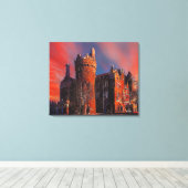 Casa Loma, Toronto. Impressionist Canvas Print (Insitu (Houten vloer))