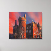 Casa Loma, Toronto. Impressionist Canvas Print (Voorkant)