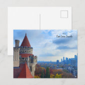 Casa Loma Uitzicht, Toronto, Canada Briefkaart (Voorkant / Achterkant)