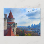 Casa Loma Uitzicht, Toronto, Canada Briefkaart (Voorkant)