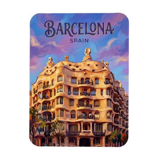 Casa Milà (La Pedrera) Spanje Magneet (Verticaal)
