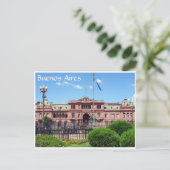 casa rosada briefkaart (Staand voorkant)