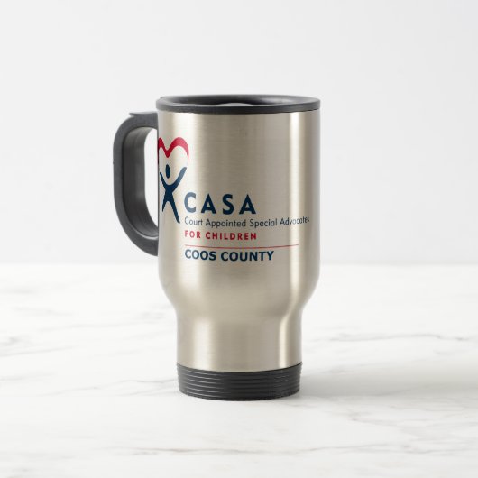 CASA Travel Mug Reisbeker (Voorkant links)