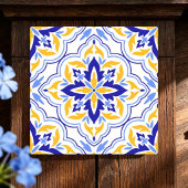 Casa Valencia Amber Medallion Mediterranean Tegeltje