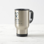CASA van Travis County Travel Coffee Mug Reisbeker (Voorkant rechts)