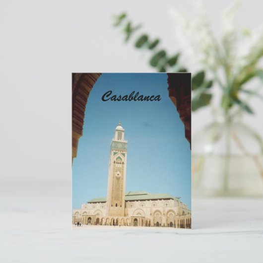 casablanca briefkaart (Staand voorkant)