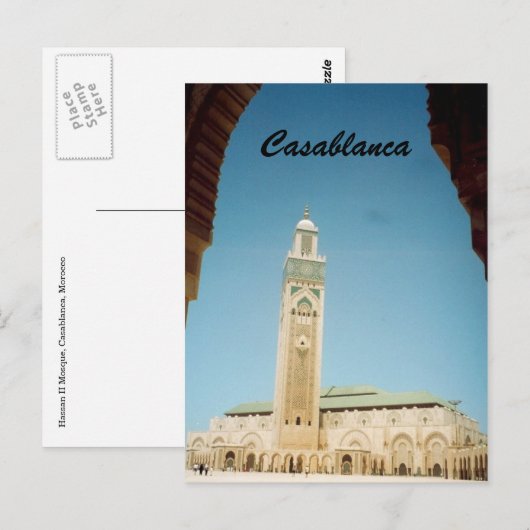 casablanca briefkaart (Voorkant / Achterkant)