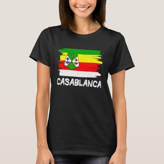 Casablanca Flag T-shirt (Voorkant)