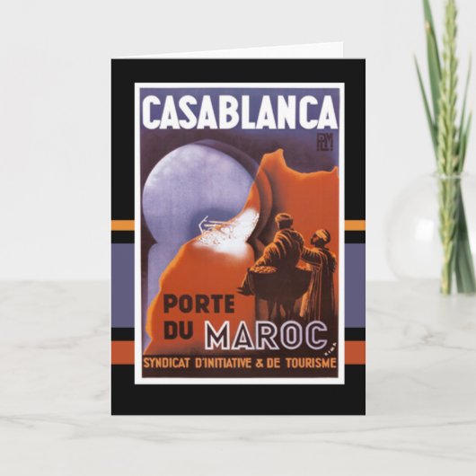 Casablanca Kaart (Voorkant)