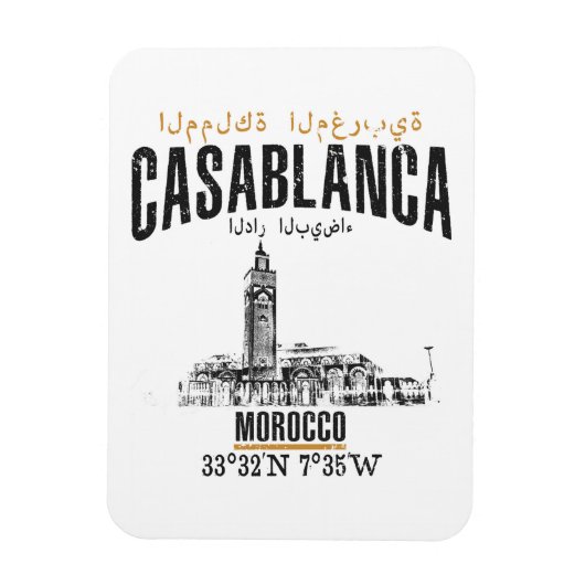 Casablanca Magneet (Verticaal)