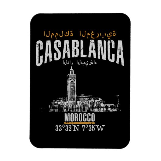 Casablanca Magneet (Verticaal)