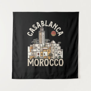 casablanca maroc wandkleed