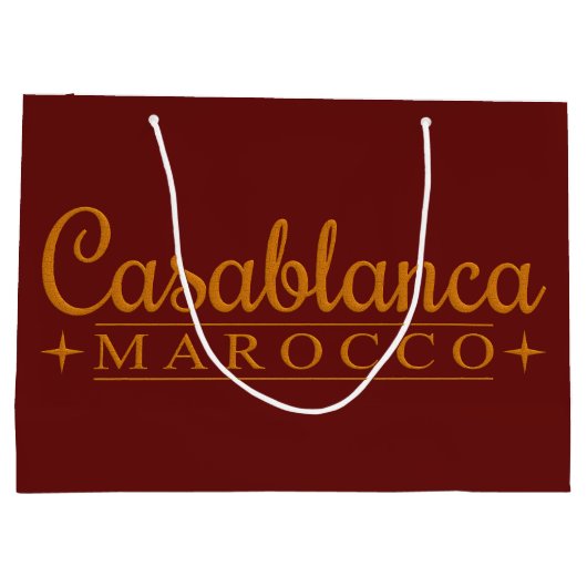 Casablanca Marocco grote cadeautas (Achterkant)