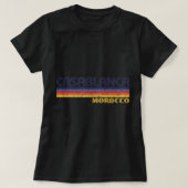 Casablanca Marokko  80s Style Retro T-shirt (Design voorkant)