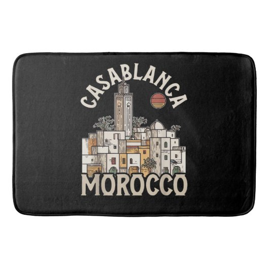 Casablanca Marokko Badmat (Voorkant)