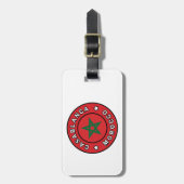Casablanca Marokko Bagagelabel (Voorkant verticaal)