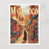 Casablanca Marokko bekende reisplaats Briefkaart (Voorkant)