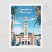 Casablanca Marokko  bekende reisplaats Briefkaart (Voorkant)