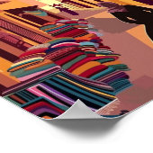 Casablanca Marokko  bekende reisplaats Poster (Hoek)