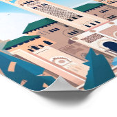 Casablanca Marokko  bekende reisplaats Poster (Hoek)