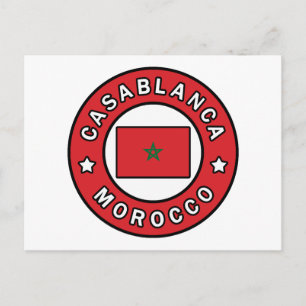 Casablanca Marokko Briefkaart