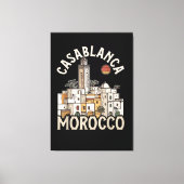 Casablanca Marokko Canvas Afdruk (Voorkant)
