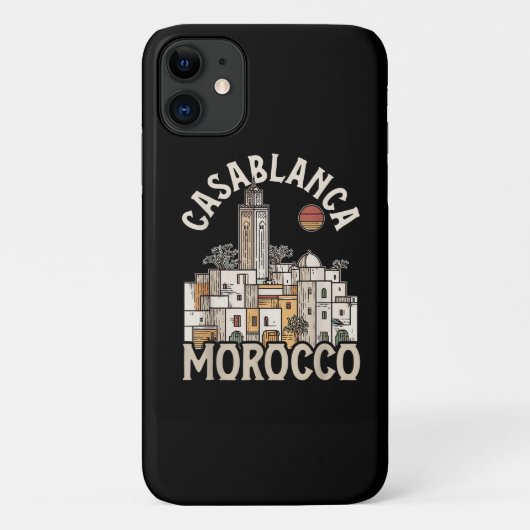 Casablanca Marokko Case-Mate iPhone Case (Achterkant)