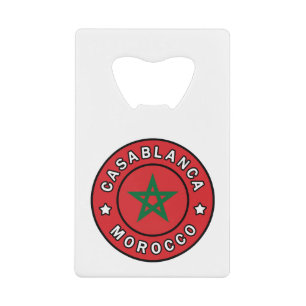 Casablanca Marokko Creditkaart Flessenopener