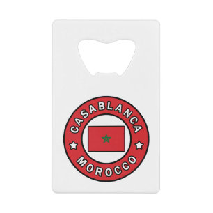 Casablanca Marokko Creditkaart Flessenopener