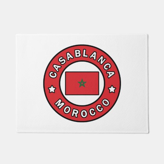 Casablanca Marokko Deurmat (Voorkant)