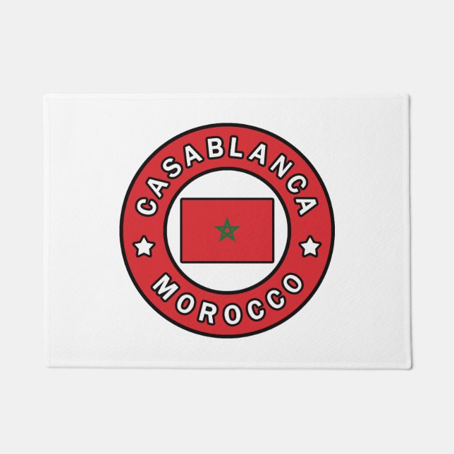 Casablanca Marokko Deurmat (Voorkant)